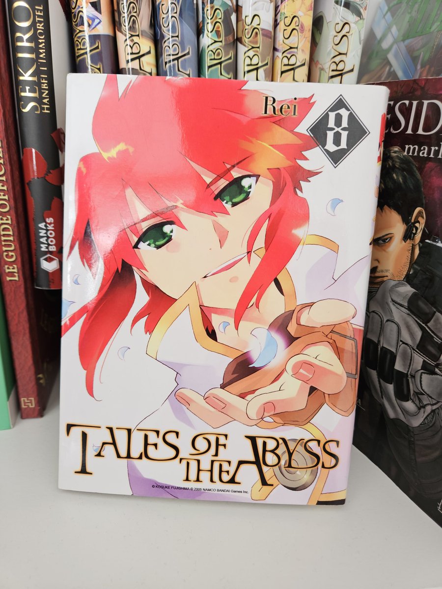 J'arrive au dernier tome du #manga Tales of the Abyss. Vraiment très bonne série. J'ai hâte de voir comment tout cela va se conclure 😊