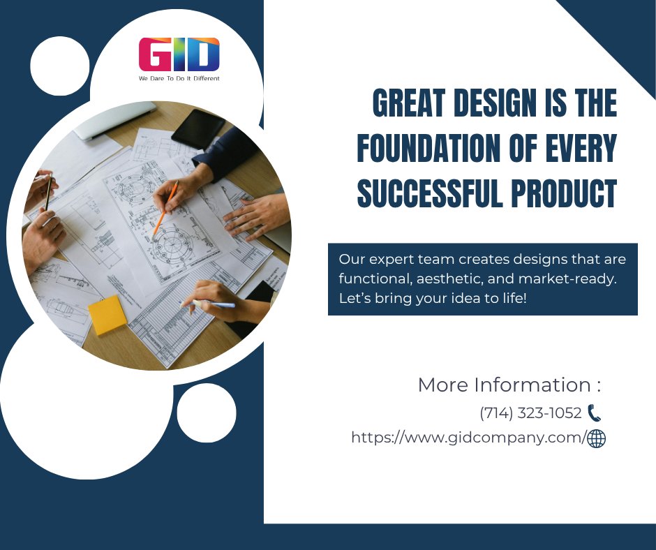 gidcompany's tweet image. Great design is the foundation of every successful product.
Our expert team creates designs that are functional, aesthetic, and market-ready. Let’s bring your idea to life!
 🔗 gidcompany.com/services/produ…
#ProductDesign #ProductDesignTips #GIDcompany