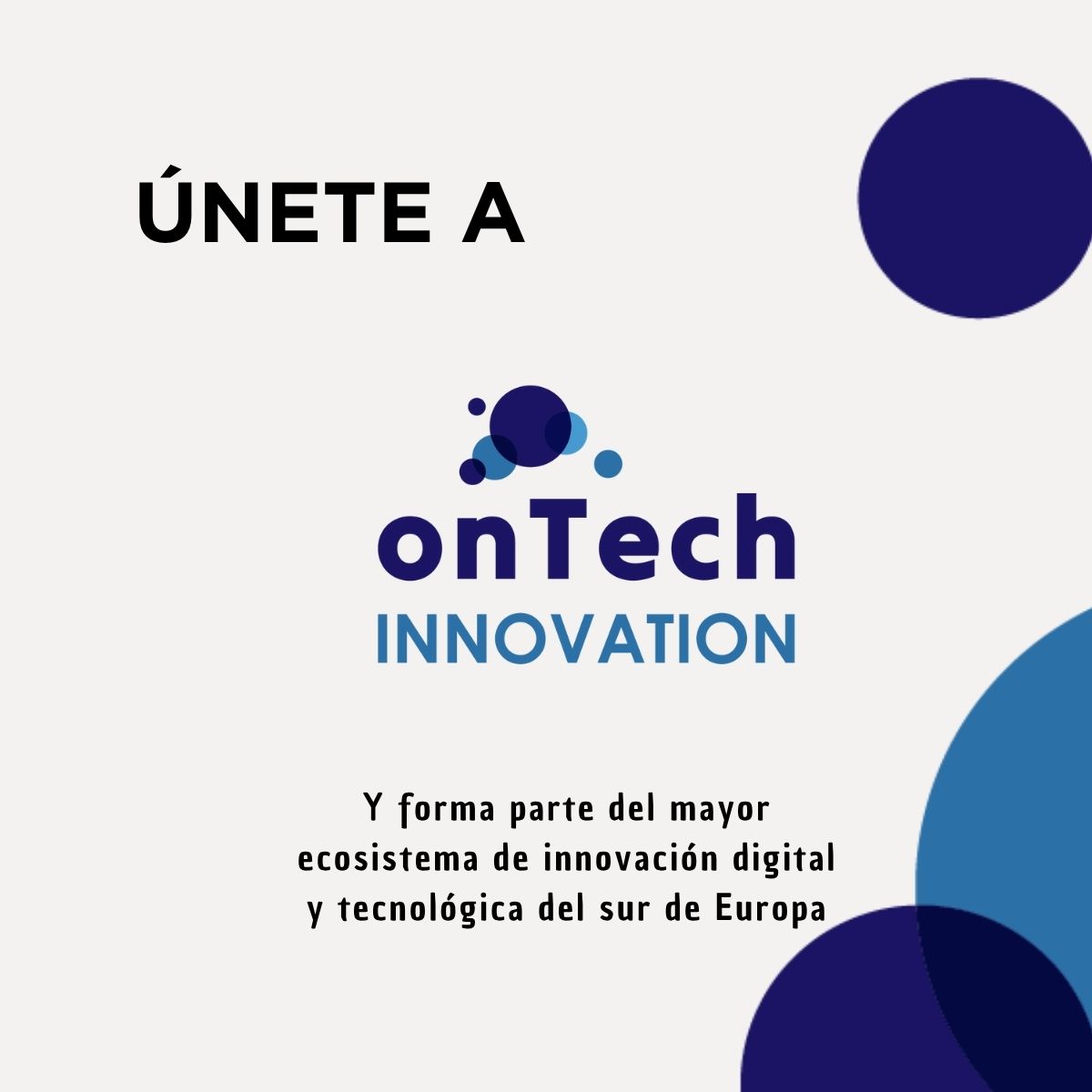 ontech_innova's tweet image. ➡️ Si no formas parte del ecosistema innovador  Escríbenos a comunicacion@ontechinnovation.com   
➡️ Y si ya formas parte, 📣 ¡comparte esta publicación!  #ontechinnovation #clusters #tecnología #EmpresasInnovadoras