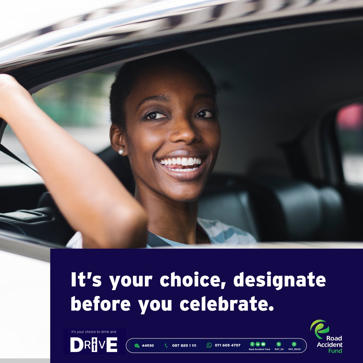 RAF_SA's tweet image. Drive sober or risk it all? It’s YOUR choice.
One bad decision can change everything. Don’t drink and drive.
#LetsStaySafeTogether