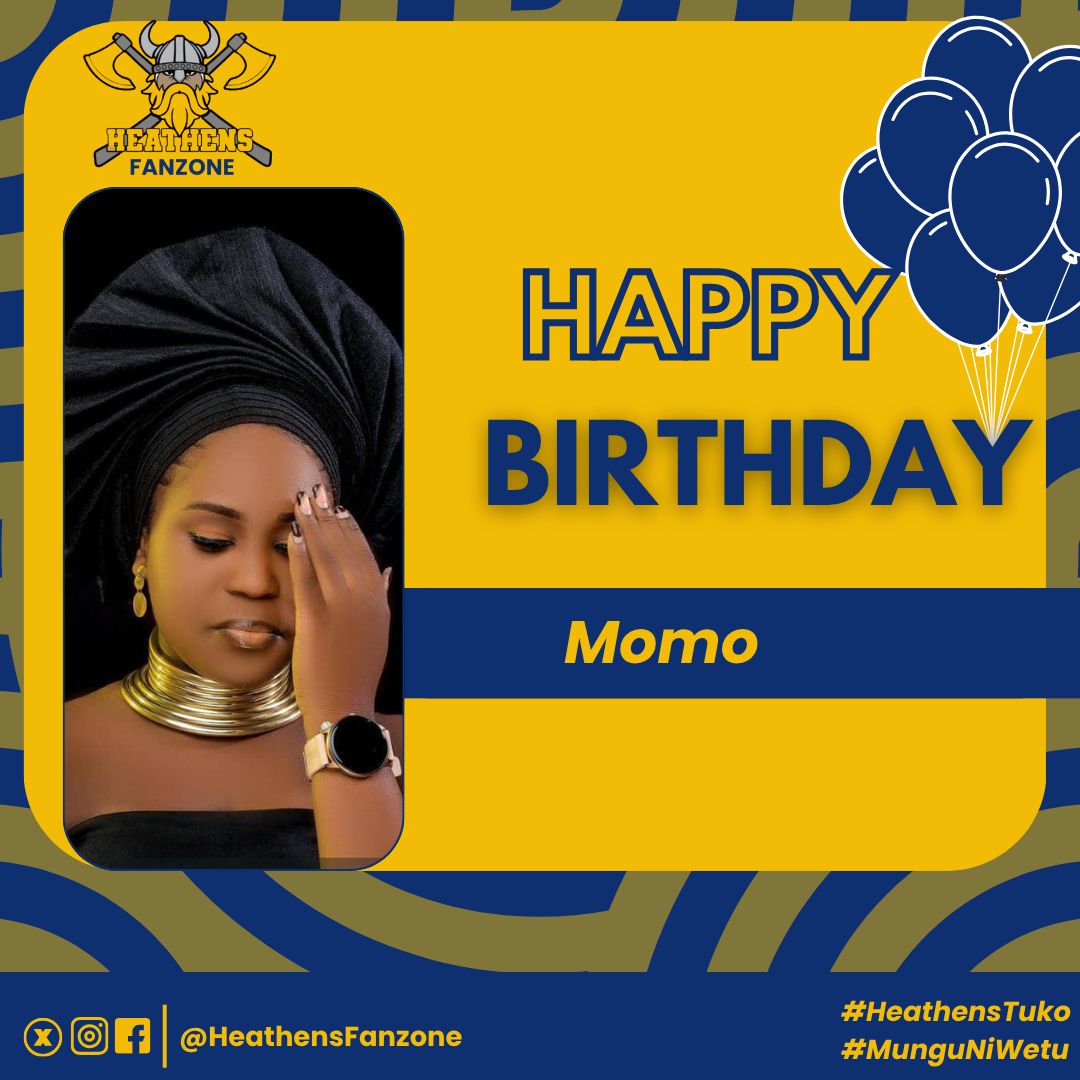 HeathensFanzone's tweet image. Happiest birthday to you, Momo,Your steadfast support both financially & physically during game days has been a constant source of strength for our team , we're incredibly thankful for your loyalty, encouragement & everything you've done for us over the years.Have a blissful day