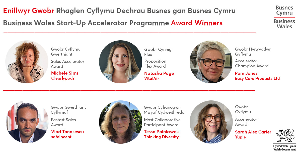 20 entrepreneurs, 10 weeks, exceptional progress!  

Meet the 6 winners from our latest Start-Up Accelerator awards – congratulations to all. 

Applications are still open for our next cohort, which will launch in September. For more information 👉 bit.ly/SUA_Eng