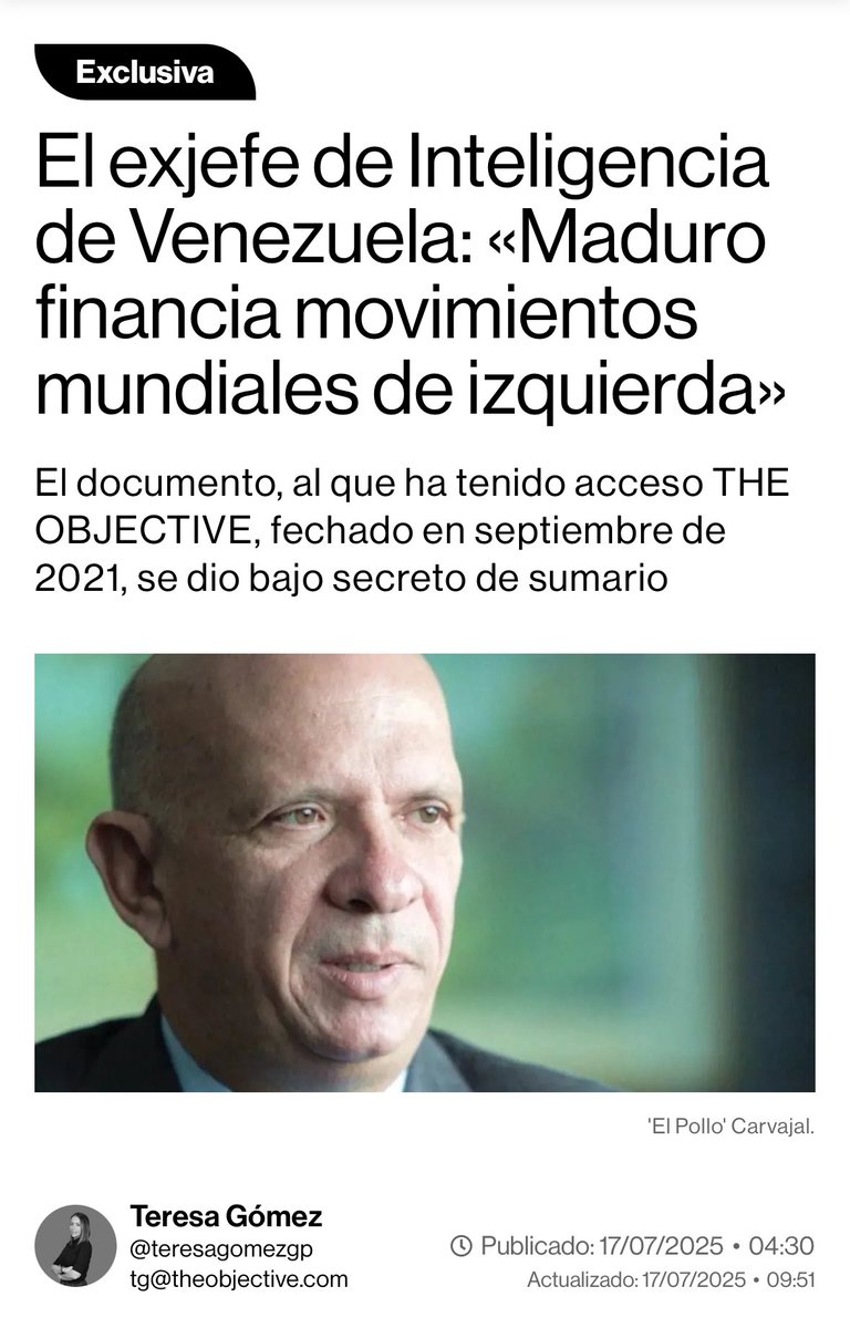 Me da que Zapatero va a tener un otoño caliente…theobjective.com/espana/tribuna…