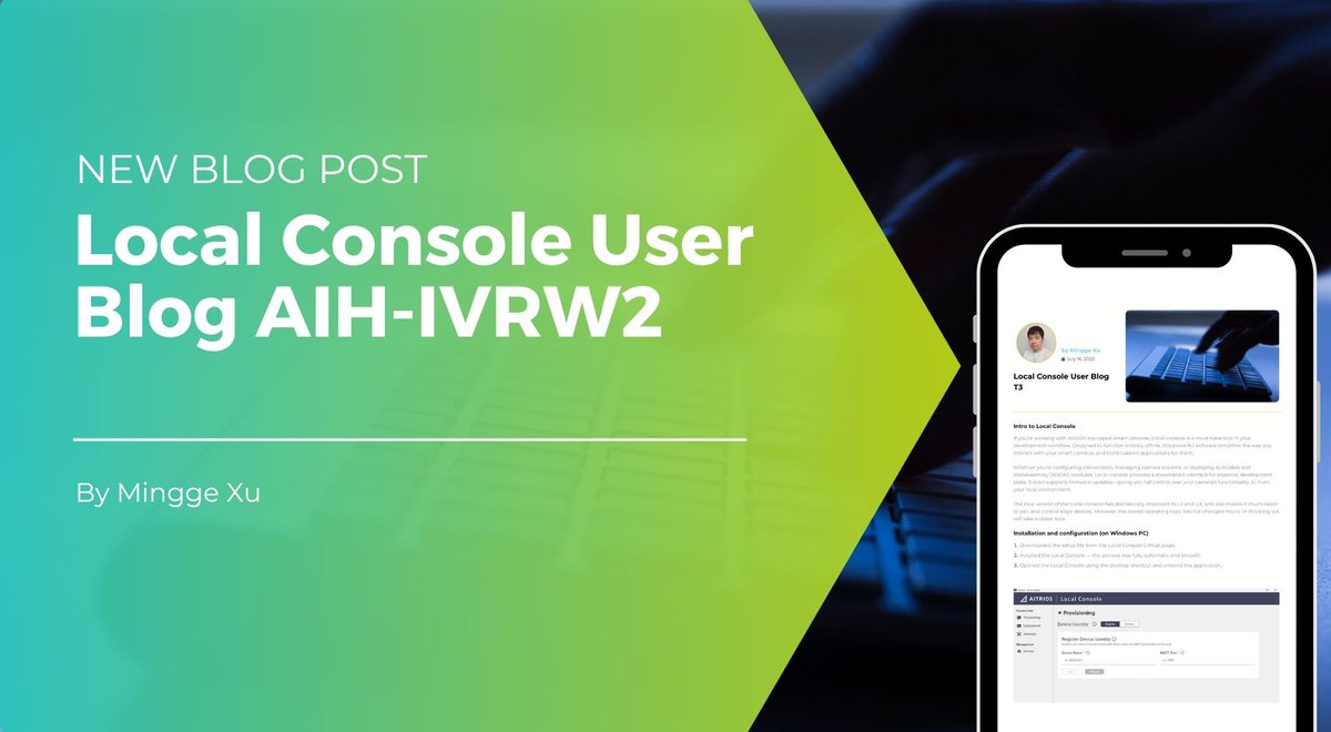 #BlogPost Alert! 🚨

Check out our latest article, "Local Console User Blog AIH-IVRW2", written by Mingge XU!

🔗 midokura.com/local-console-…