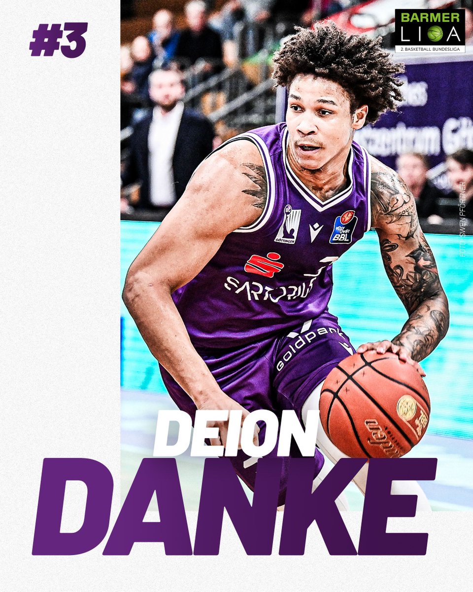 Danke, Deion! 💜

Deion Hammond verlässt unsere 🌸. 

Der US-Guard ist einer von nur zwei Spielern, die in dieser Saison bei allen 32 easyCredit BBL- und drei BBL Pokal-Partien für die BG auf dem Parkett stand (8,8 Punkte/2,1 Rebounds).

Wir wünschen Deion nur das Beste.