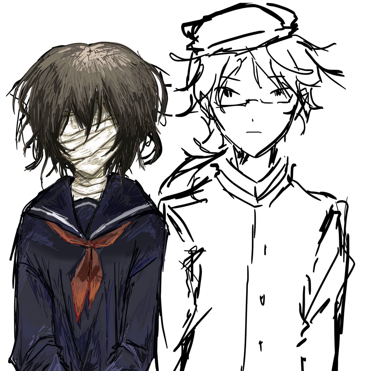 aioi_saki's tweet image. Kunizai drawing wip I have so many other drawings piling up in the basement just let me finish one art
#kunikidazai #bsd #Dazai #kunikida