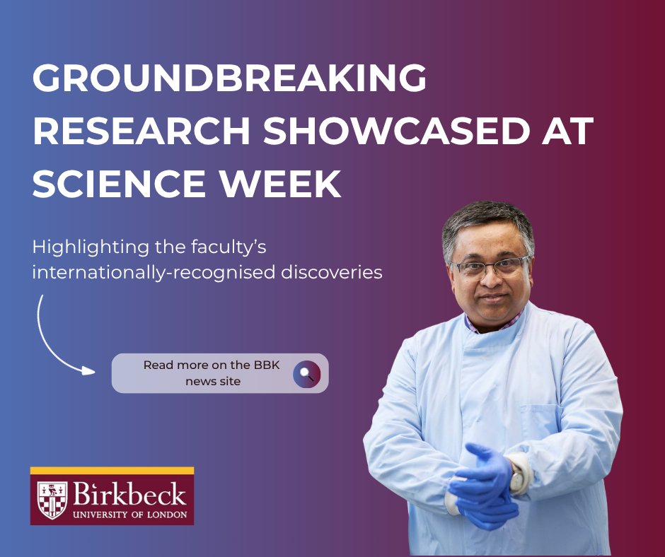 Birkbeck, University of London (@birkbeckuol) on Twitter photo From cautionary tales of AI, to the use of imaging techniques in the natural sciences, & from understanding infectious diseases to the construction by the brain of our reality, <a href="/BirkbeckScience/">Birkbeck, Faculty of Science</a> Week 2025 brought the research of the Faculty to life.⬇️
ow.ly/xgpG50Wqr7N From cautionary tales of AI, to the use of imaging techniques in the natural sciences, & from understanding infectious diseases to the construction by the brain of our reality, <a href="/BirkbeckScience/">Birkbeck, Faculty of Science</a> Week 2025 brought the research of the Faculty to life.⬇️
ow.ly/xgpG50Wqr7N