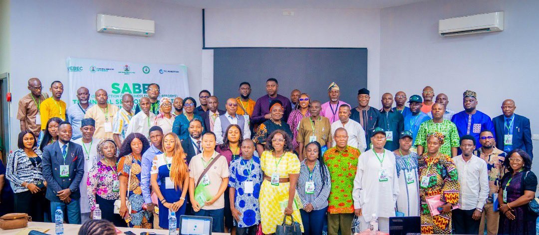 The PEBEC Nationwide Tour continued in Edo State on Monday, 23 June, with a Town Hall Meeting held at the John Odigie Oyegun Public Service Academy (JOOPSA), Benin City. The event brought together representatives of the Edo State Government, MDAs, and private sector stakeholders