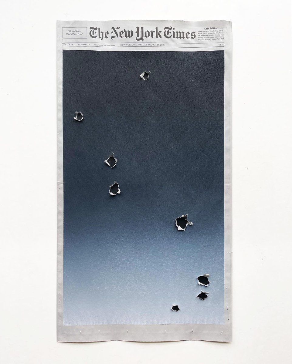 My interview with world recognized artist Sho Shibuya explores his critical New York Times series, where gradients, bullet holes, and symbols transform news into high art: confronting time, truth, and chaos. 

By questioning how his works outlast headlines he reveals art’s power