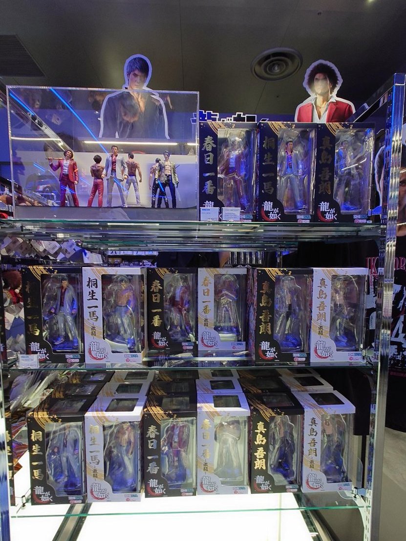 DIGjpn_official's tweet image. 渋谷パルコ6階に日本初となる旗艦店舗「#SEGASTORETOKYO」が本日、渋谷PARCOにてOPEN‼️
DIGの誇るデジタル造形とデジタル印刷を駆使した、
#DIGSTA「#龍が如く」シリーズもお買い求めいただけます‼️
【店舗詳細】
店舗名:「SEGA STORE TOKYO」
営業時間:10:00-21:00※不定休…