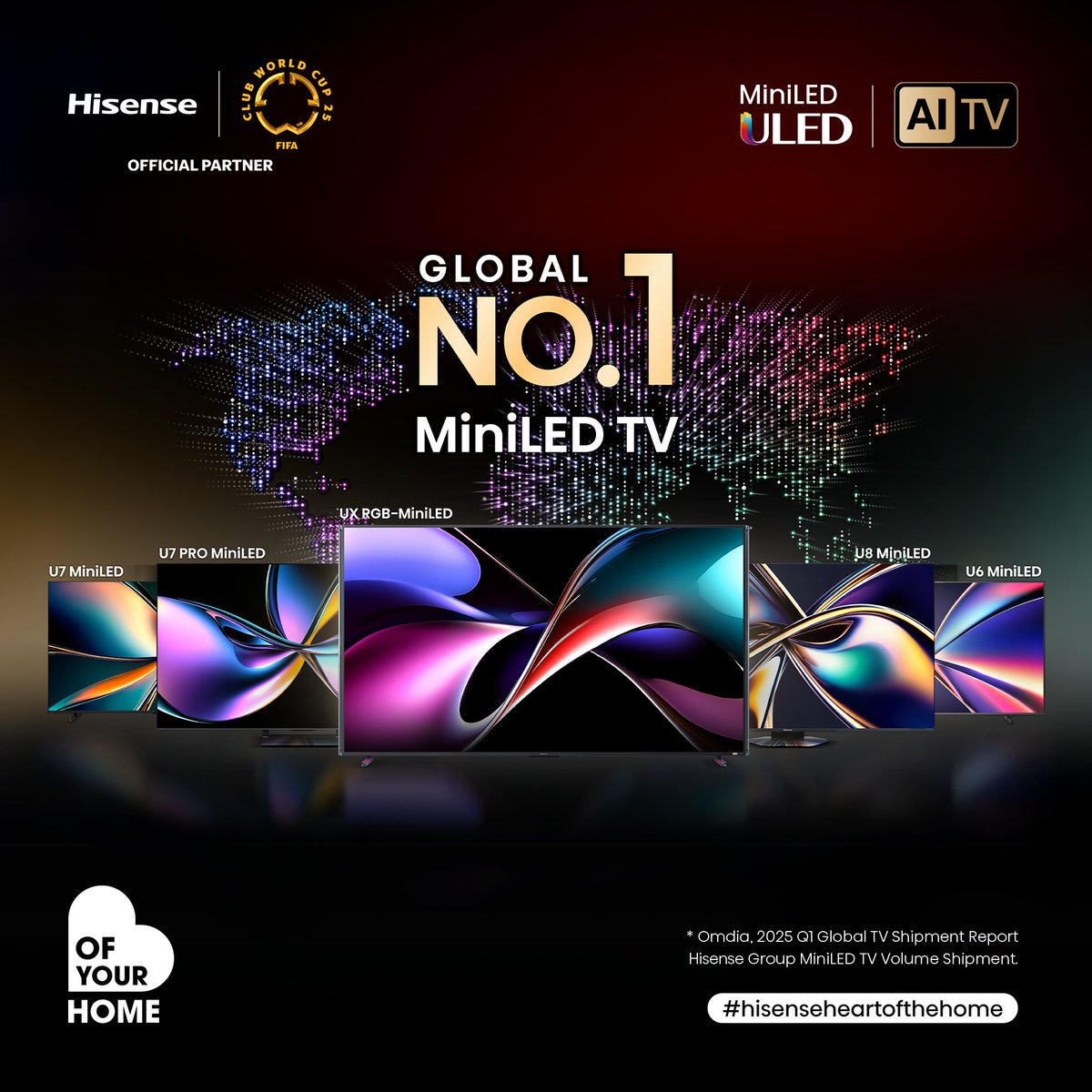 🎬 Go Big or Go Home with Hisense No.1 100" TV

Experience the ultimate in home entertainment with the Hisense No.1 100" TV. 

Its expansive screen offers double the visual immersion compared to standard 55" TVs, making every movie night a cinematic adventure. With AI-enhanced
