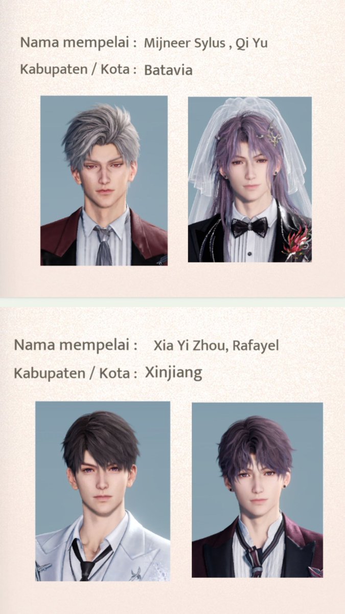 PengeweGoatman's tweet photo. #allfish #crowfish #starfish #applefish #snowfish scammer rafayel au
nikah sama 4 orang, pake foto nikahnya rambut panjang, rambut mullet, rambut pendek. terus namanya ada rafayel, qi yu, ji wook, homura biar ga dicurigain nikah sama 4 cowo. https://t.co/R3WchuIUPa