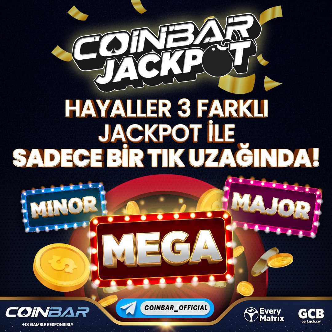sosyalCoinbar's tweet photo. 🆕COINBAR JACKP💣T  AKTİF‼️

💵Hayallerini gerçekleştirecek kazanç sadece bir tık uzağında Coinbar Jackpot ile yüksek kazançlar seni bekliyor.

💣TIKLA Jackpot Lobisine Git🖱

💎💎️💎️ https://t.co/oQtNyD3kIp