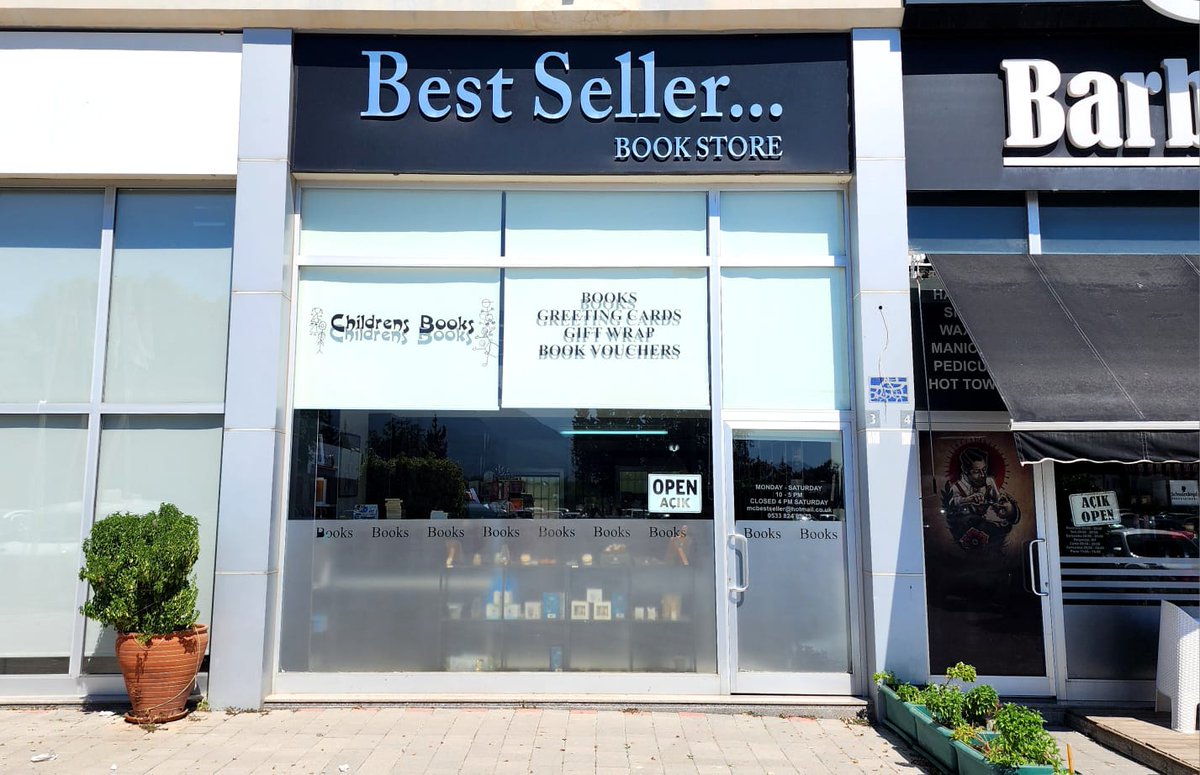 TODAY! I'll be at the Best Seller bookstore in Karakum, Girne, from 1pm to 2.30pm to sign copies of my new novel 'Meeting Sister'. Hope to see you there!