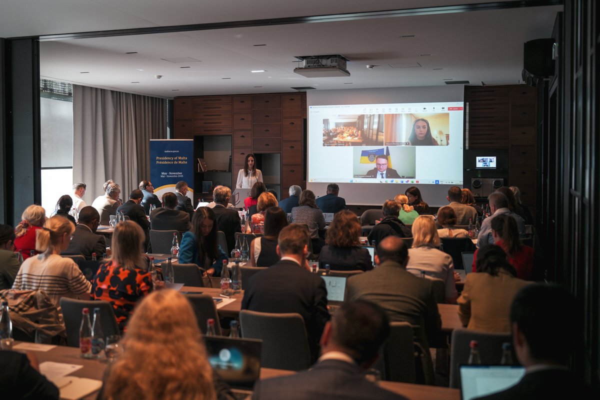 MaltaCoE's tweet image. Last Thursday, the Maltese Presidency 🇲🇹, organized an informal retreat of the Committee of Ministers’ Deputies on Advancing Justice & Accountability in Ukraine🇺🇦.
🙏 Sincere thanks to all participants for their insightful contributions & dedication.
#MTCoE2025 #CouncilOfEurope