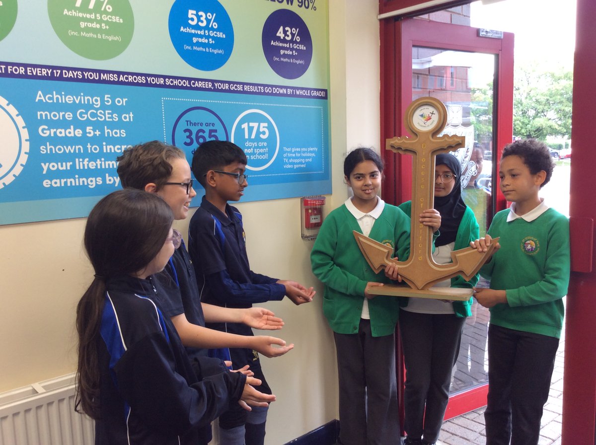 MSJBolton's tweet image. We want to thank the students from @stwilliambolton for delivering the anchor of Hope to our school this morning. It was a pleasure to have you join our Year 7 assembly. #MSJCommunity #Chaplaincy