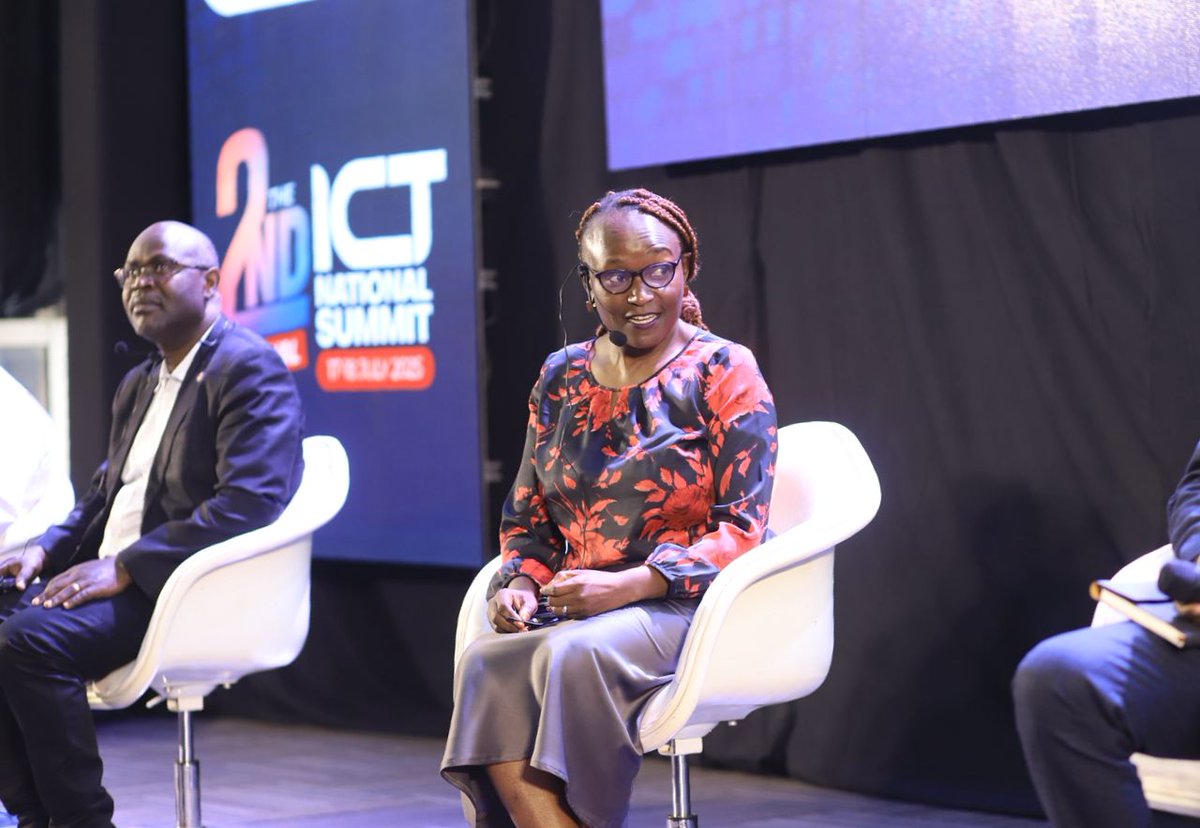 UICTug's tweet image. At the 2nd #NationalICTSummitUg by @ICTAUg , the EduTech Panel delves into the theme: “AI Meets the Blackboard – Building a Future-Ready Workforce from the Classroom Up.” The session is moderated by Michael Niyitegeka (@niyimic), Director at @refactory_acad, and brings together a…