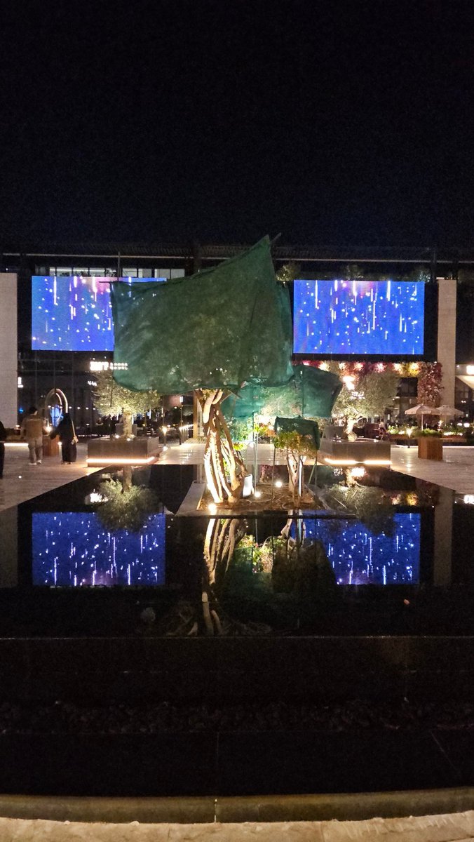 Gundam_Saudi's tweet image. A new courtyard close to #EWC , nice place for a coffee meetup.