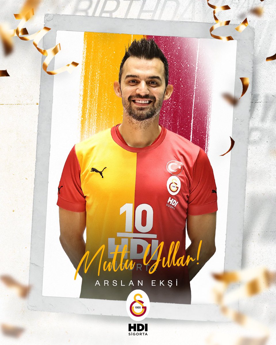 Bugün Galatasaray HDI Sigorta Erkek Voleybol Takımımızın kaptanı Arslan Ekşi’nin doğum günü! 🎂

Mutlu yıllar KAPTAN! 💛❤️