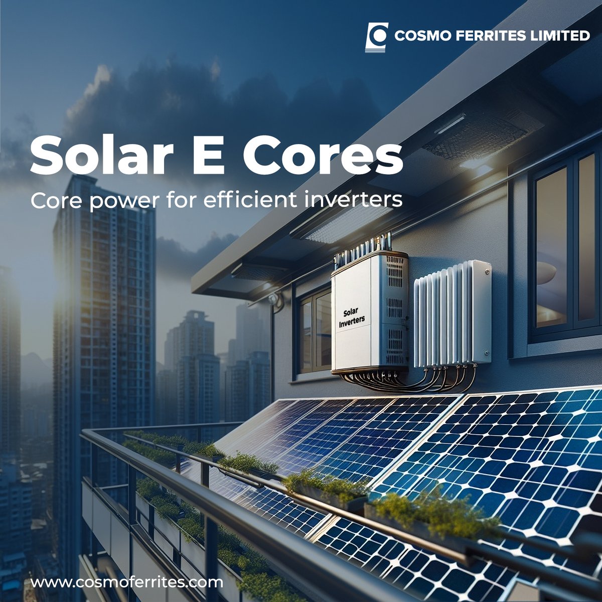 Cosmo_ferrites's tweet image. When it comes to solar power systems, every watt counts. With Cosmo Ferrites, you&apos;re not just getting a core — you&apos;re getting the core of performance, sustainability, and innovation.

Let’s power the clean energy future, one efficient inverter at a time.