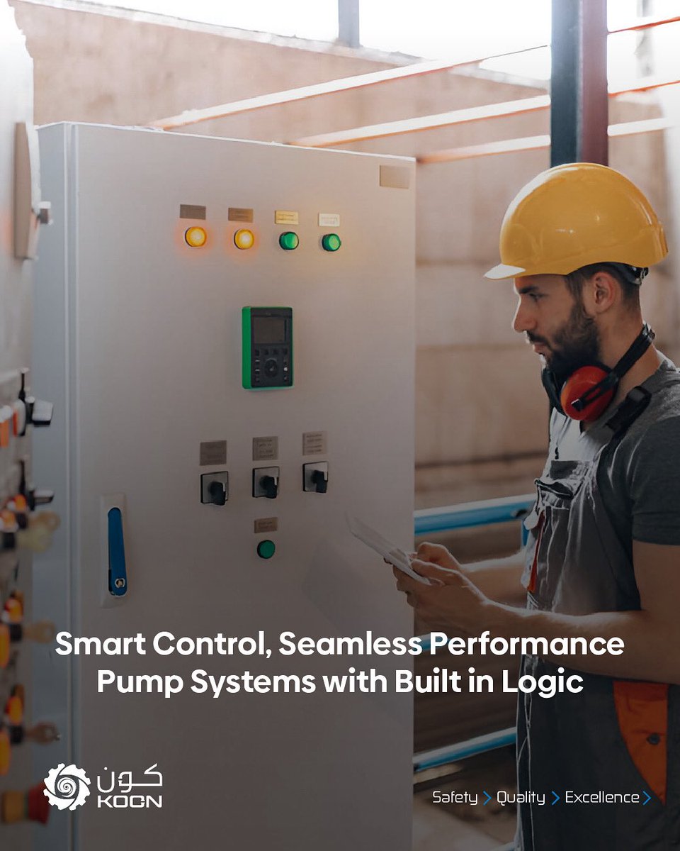 koontrading's tweet image. KOON integrates advanced control panels into every system automating flow, pressure, and safety. Our setups ensure smooth operation and simplified maintenance across all applications.
#SmartPumping #ControlSolutions #IntegratedSystems #koon_trading #ControlPanel