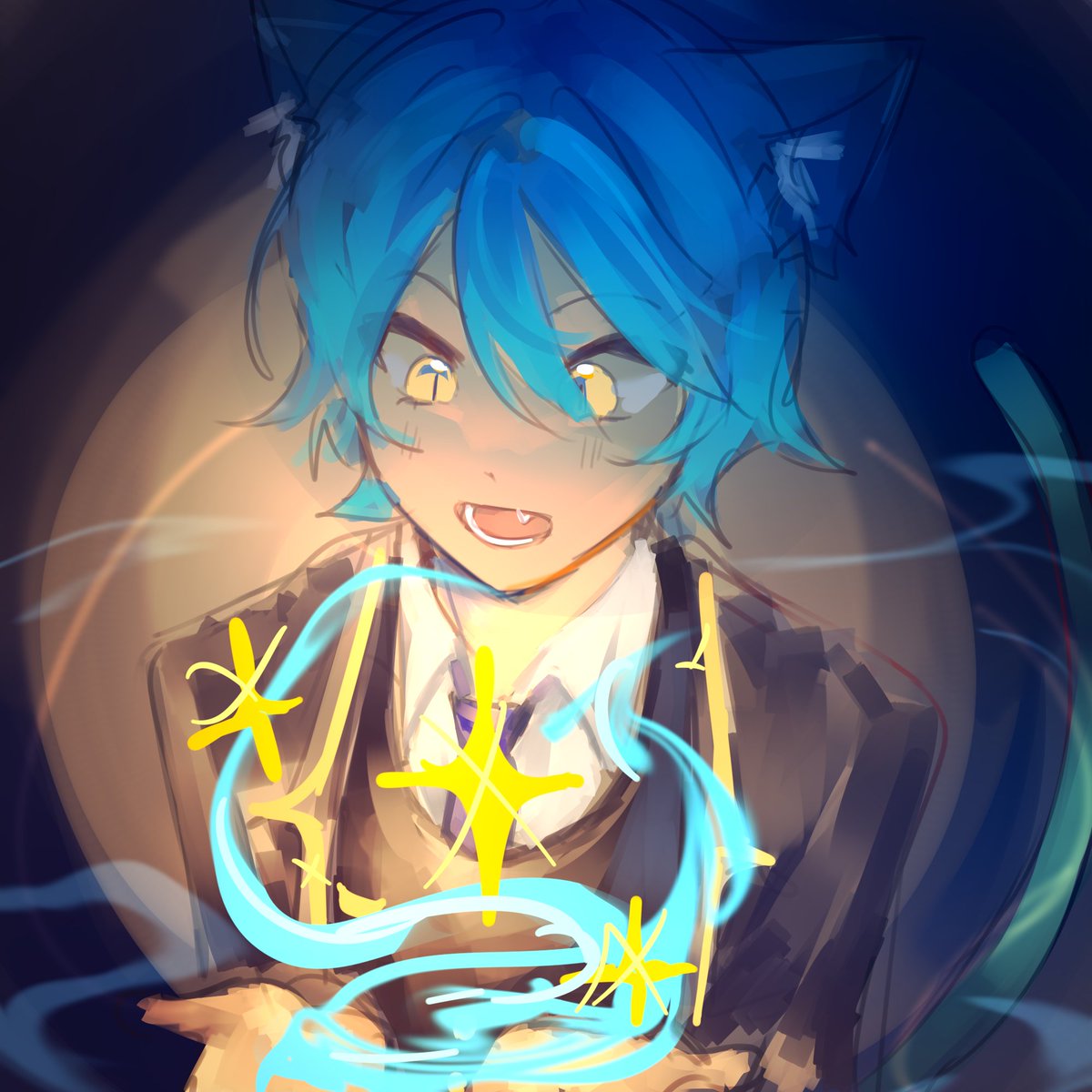 swamped w work so i drew a doodle to de-stress ｡°(°.◜ᯅ◝°)°｡ #wickedwitchlight