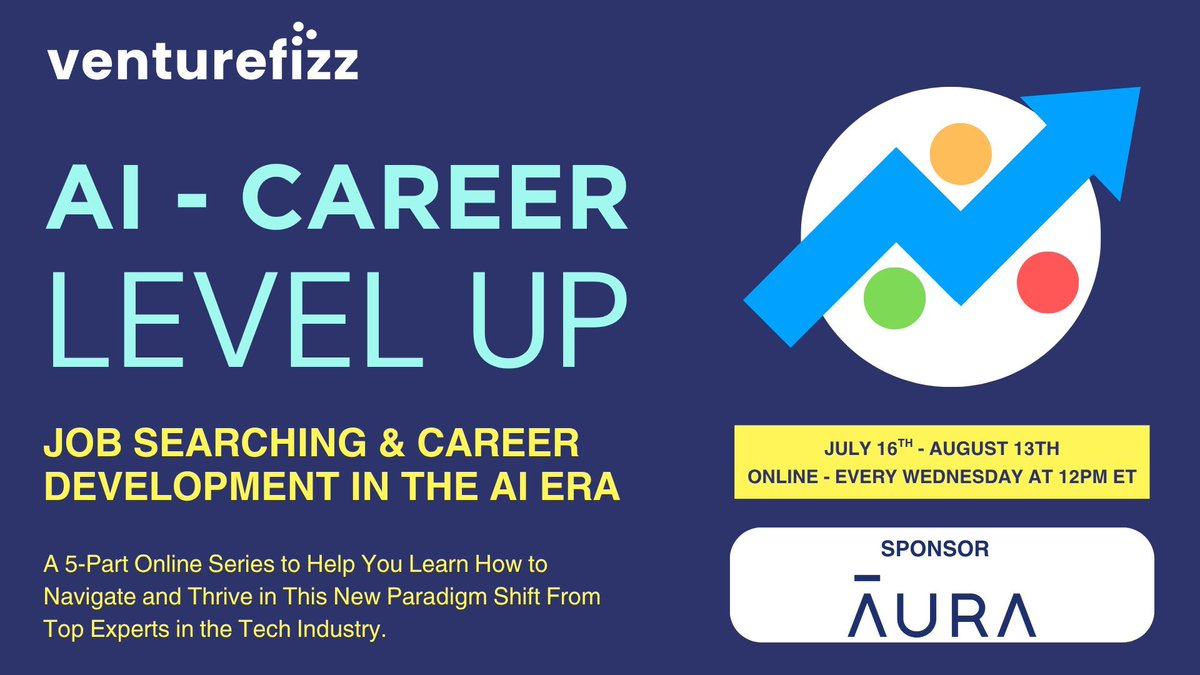 MassInno's tweet image. Looing for the knowledge, tools, and strategies to successfully navigate the current market and thrive amid the rapid evolution of AI?
Join the next event in the VentureFizz AI Career Level Up series on Wednesday January 23: buff.ly/7qvnYF3
@venturefizz #AI