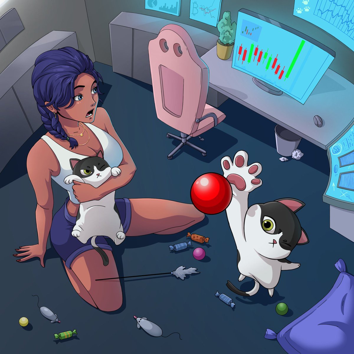 Eliza (@web3eliza) on Twitter photo Gm frenz 📈🍇 Gm frenz 📈🍇