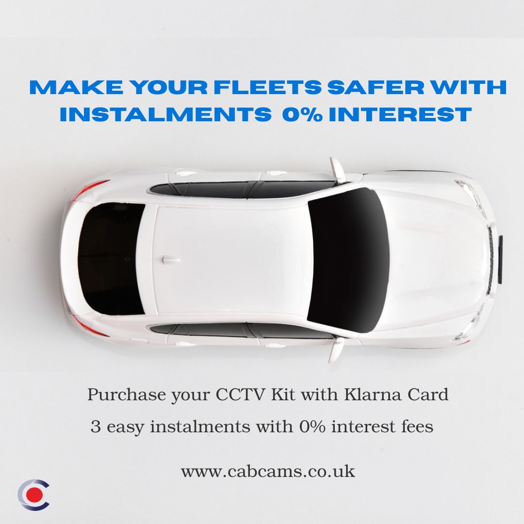 We are accepting Klarna cards for your Taxi and PHVs camera systems

Purchase cameras for your vehicles with easy instalment and 0% Interest fees Today.

Learn More - cabcams.co.uk
