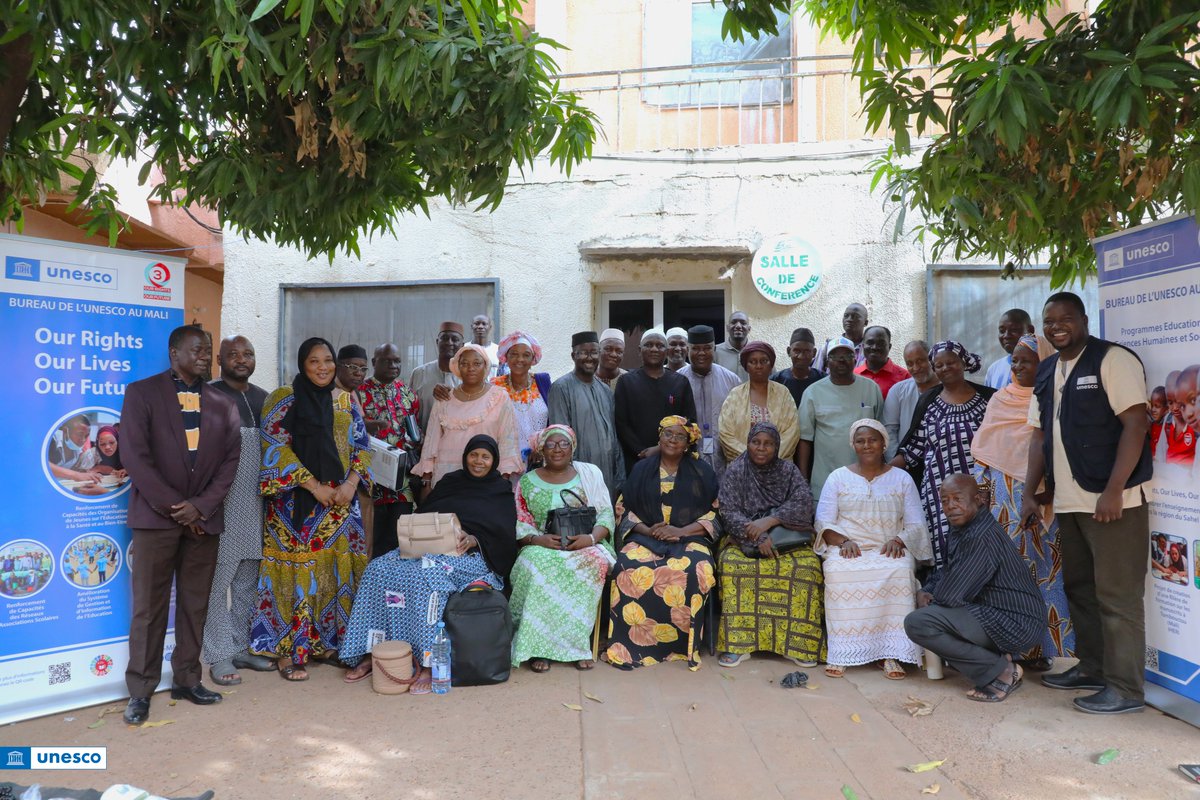 UNESCO MALI (@unescobamako) on Twitter photo Du 8 au 12 juillet à Ségou, le MEN et <a href="/UnescoBamako/">UNESCO MALI</a> ont tenu un atelier de validation technique de la nouvelle Politique nationale de #scolarisation des #filles (SCOFI). Un pas décisif pour l’égalité des chances et l’éducation inclusive au Mali.
#ÉducationPourToutes #ODD4 #ODD5 Du 8 au 12 juillet à Ségou, le MEN et <a href="/UnescoBamako/">UNESCO MALI</a> ont tenu un atelier de validation technique de la nouvelle Politique nationale de #scolarisation des #filles (SCOFI). Un pas décisif pour l’égalité des chances et l’éducation inclusive au Mali.
#ÉducationPourToutes #ODD4 #ODD5