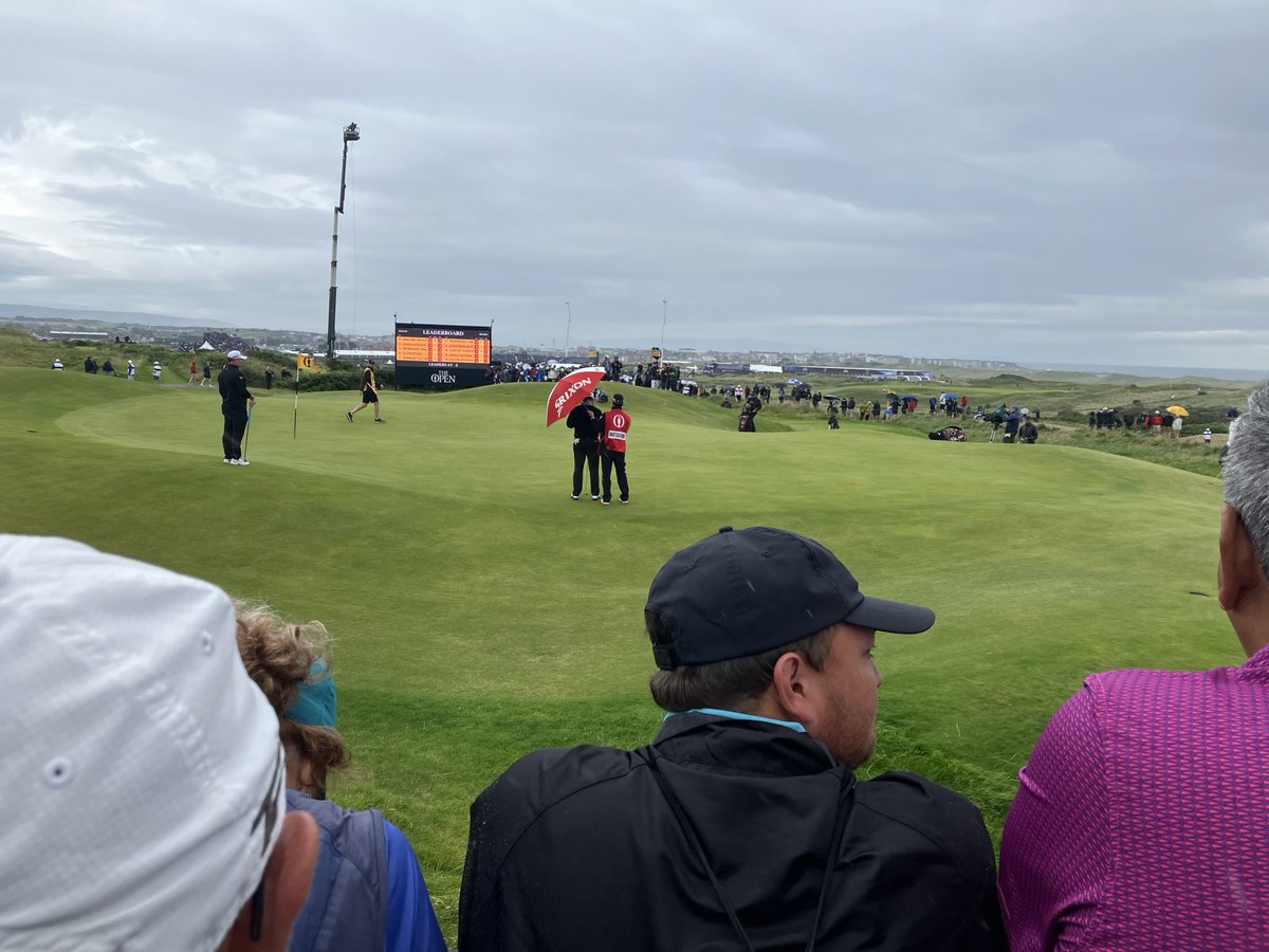 NeilMcLeman's tweet image. The rain has arrived #TheOpen