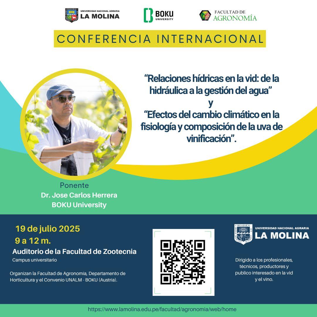 Jose Carlos Herrera (@herrera_jc_) on Twitter photo Este sábado estare después en de muchos años en <a href="/UNALM_online/">Universidad Nacional Agraria La Molina</a> para esta conferencia en el marco de cooperación internacional con <a href="/BOKUvienna/">BOKU University</a> Este sábado estare después en de muchos años en <a href="/UNALM_online/">Universidad Nacional Agraria La Molina</a> para esta conferencia en el marco de cooperación internacional con <a href="/BOKUvienna/">BOKU University</a>