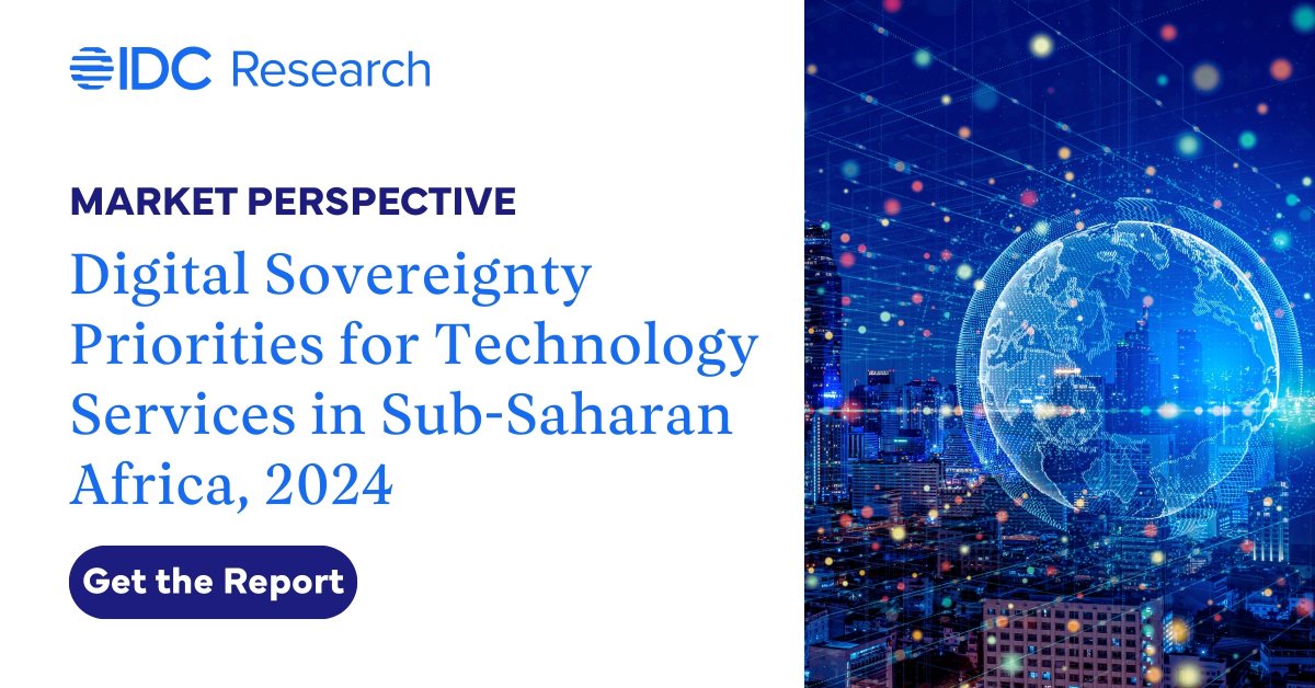 Miemoukanda's tweet photo. Unlock the future of tech in Sub-Saharan Africa! 🌍💡
Explore how digital sovereignty is reshaping technology services across the region.
📘 Get your copy of IDC’s 2024 report now.
@IDCMEA #DigitalSovereignty #Techtrends #Africacloud https://t.co/eqtLQHYPwL