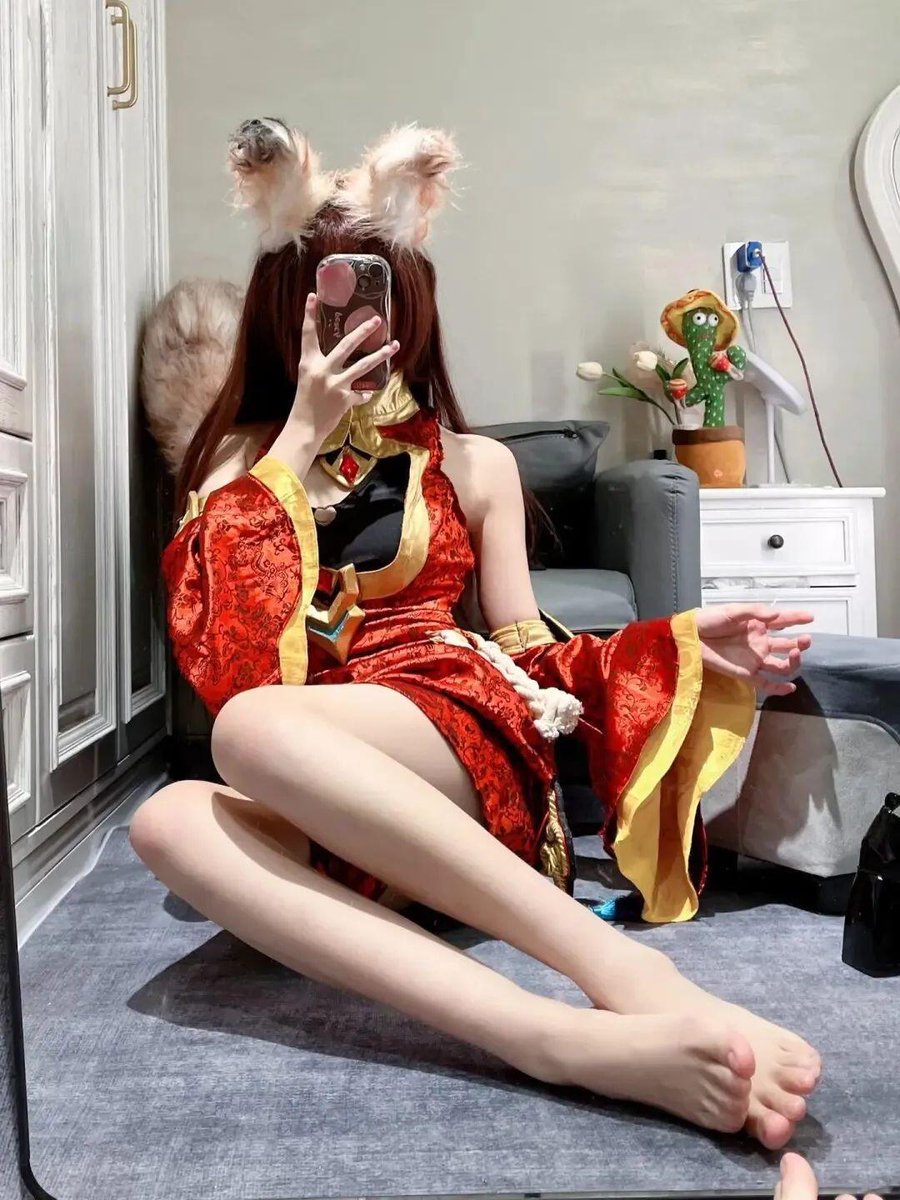 Coslcz's tweet image. 九尾の妖狐──🦊 艶やかさと可愛さ！！！

#妲己  #コスプレ #cosplay
