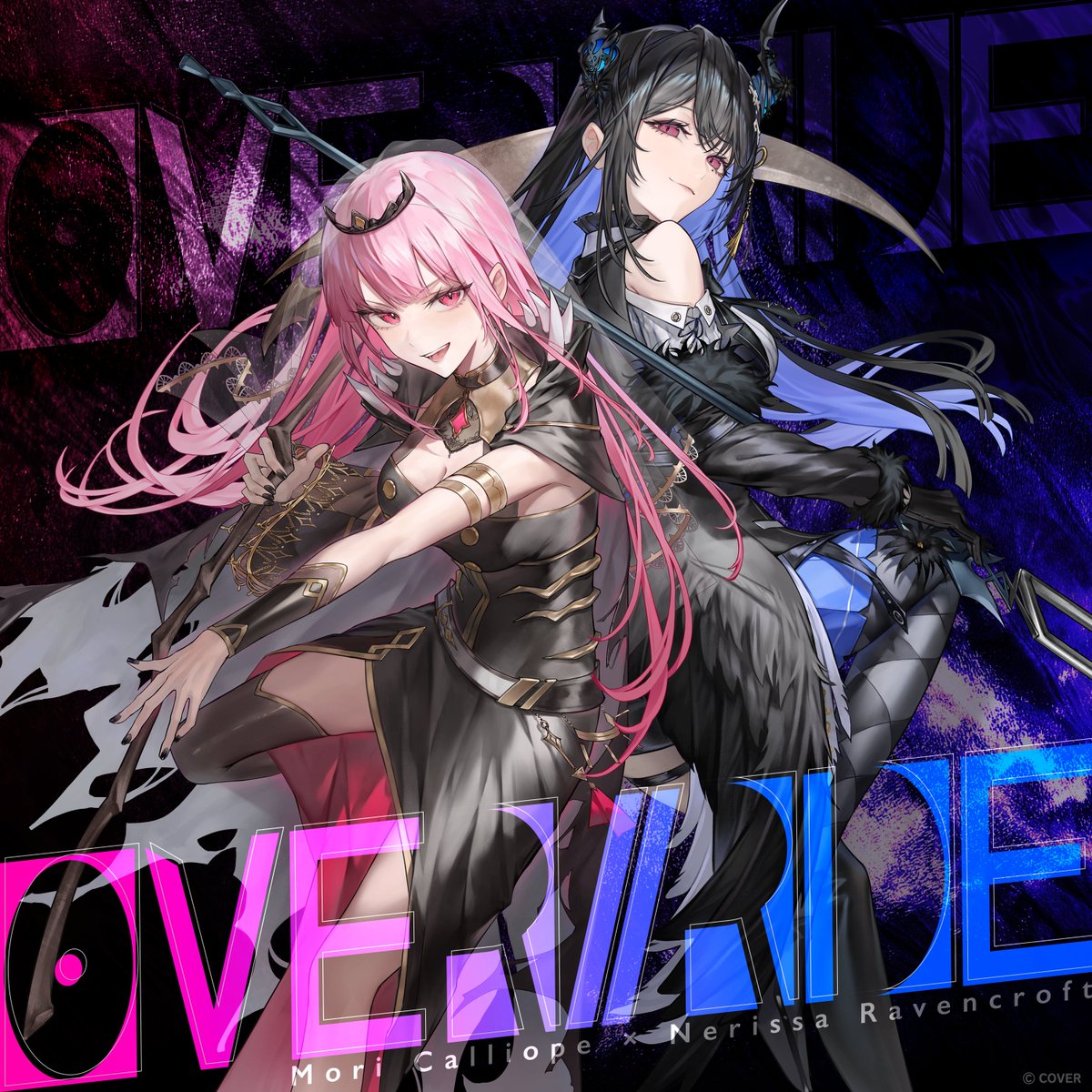 hololive music (@hololive_music) on Twitter photo 🎧NEW RELEASE!!🎧
#森カリオペ <a href="/moricalliope/">Mori Calliope💀holoEN</a> #ネリッサ・レイヴンクロフト <a href="/nerissa_en/">Nerissa Ravencroft🎼holoEN</a> によるNew Single『OVER//RIDE』がリリース🎉
ゲーム「カオスゼロナイトメア」テーマソング!
待望のデュエットソングをぜひたくさんお聴きください🎶
🔽配信リンク🔽
cover.lnk.to/9zxxHW
#holoEN 🎧NEW RELEASE!!🎧
#森カリオペ <a href="/moricalliope/">Mori Calliope💀holoEN</a> #ネリッサ・レイヴンクロフト <a href="/nerissa_en/">Nerissa Ravencroft🎼holoEN</a> によるNew Single『OVER//RIDE』がリリース🎉
ゲーム「カオスゼロナイトメア」テーマソング!
待望のデュエットソングをぜひたくさんお聴きください🎶
🔽配信リンク🔽
cover.lnk.to/9zxxHW
#holoEN
