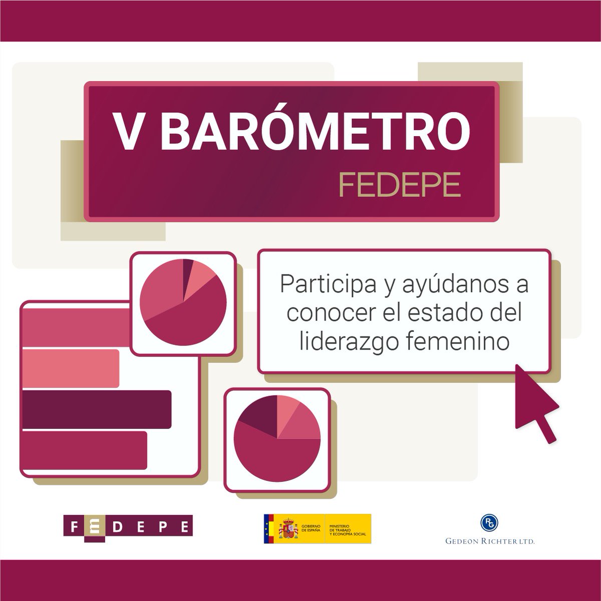 #VBarómetroFEDEPE 🗳️ Encuesta anónima
Queremos conocer cómo están viviendo las mujeres en España su día a día profesional:
📉 incertidumbre
🧠 impacto en el bienestar
💼 cambios en el trabajo
🤖 irrupción de la inteligencia artificial…
👉 ww2.online-encuesta.com/respondent/esn…