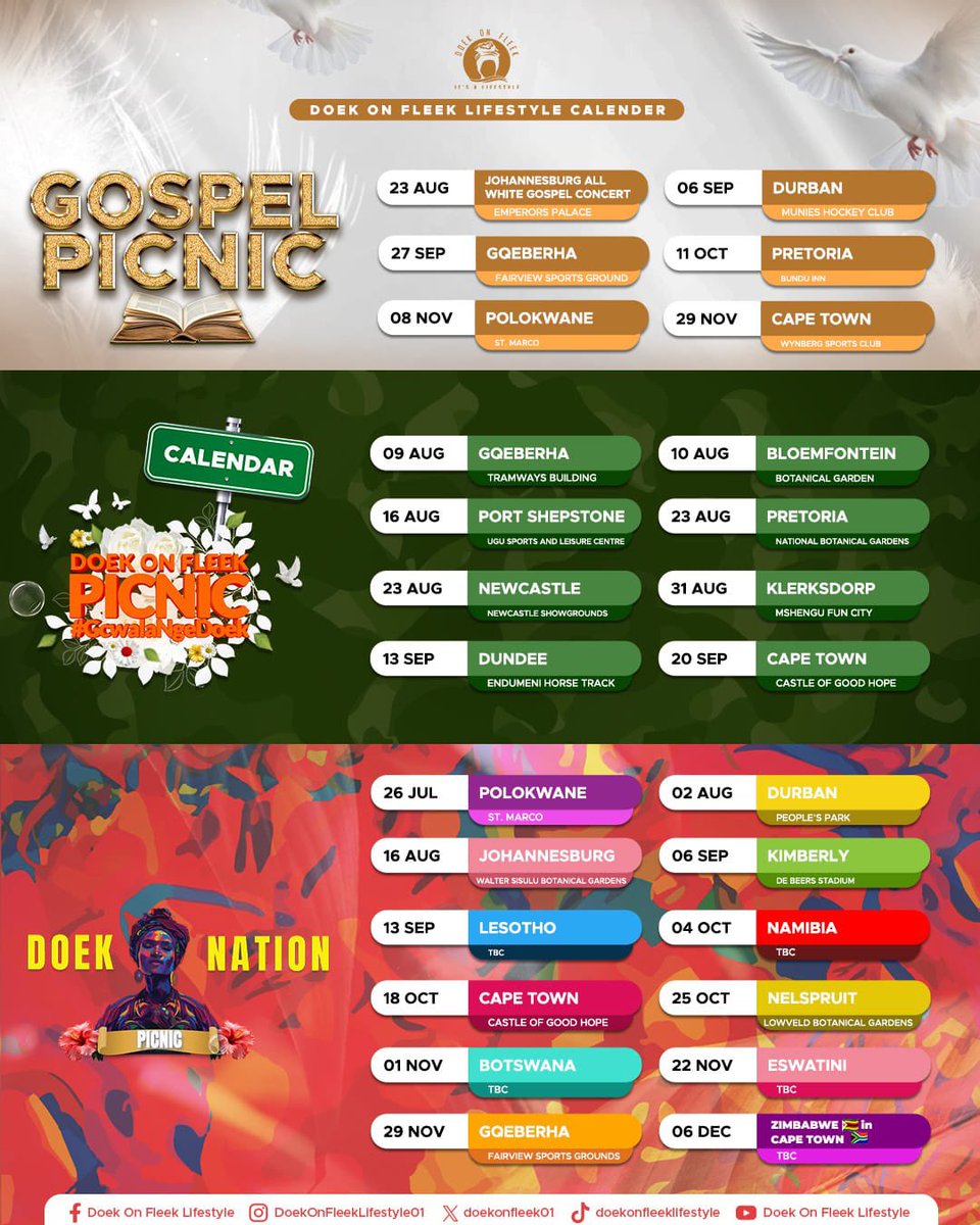 doekonfleek01's tweet image. WhatsApp 0649352313 to buy 🎟️
Or Headover to Shoprite, Checkers, USAVE and Computicket:
shorturl.at/M6FT6
Join our WhatsApp channel for updates :
shorturl.at/WqQ6u