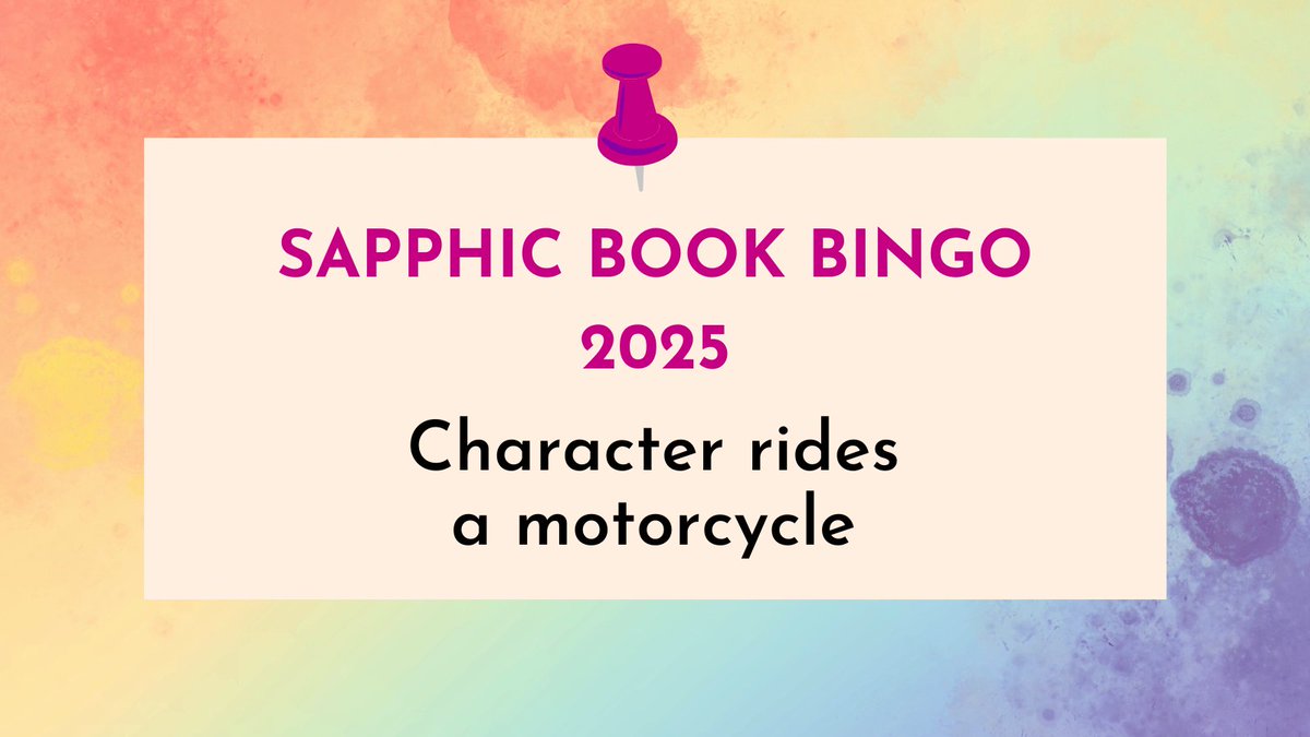 JaeFiction's tweet image. This week's Sapphic Book Bingo category features main characters who ride a motorcycle!
Picture rumbling engines, sexy leather jackets, and that rush you get on a bike ride!
Check out the 15 recommended books on my blog:
jae-fiction.com/character-rideβ¦
#sapphicbooks