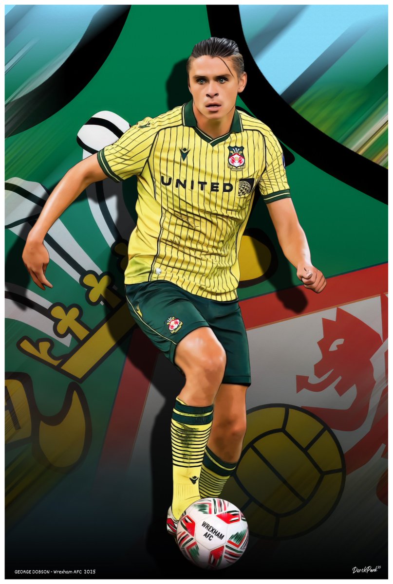 Todd Cross (DarthPunk) (@darthpunk69) on Twitter photo "Midfield Resolve" – George Dobson, Wrexham AFC
Artwork by DarthPunk (2025)
Taking a break from art to watch Wrexham play in Wellington, heading off 5am tomorrow. Dreams do come true. ❤️WXM
#Wrexham #askwxm <a href="/Wrexham_AFC/">Wrexham AFC</a> <a href="/fearlessidzine/">Fearless In Devotion | WREXHAM AFC podcast</a> <a href="/RobRyanRed/">RobRyanRed - Wrexham AFC Podcast</a> <a href="/MeTheWifeWxm/">Me, the Wife and Wrexham AFC Podcast</a> <a href="/TeachMeWxmPod/">Teach Me How To Wrexham</a> "Midfield Resolve" – George Dobson, Wrexham AFC
Artwork by DarthPunk (2025)
Taking a break from art to watch Wrexham play in Wellington, heading off 5am tomorrow. Dreams do come true. ❤️WXM
#Wrexham #askwxm <a href="/Wrexham_AFC/">Wrexham AFC</a> <a href="/fearlessidzine/">Fearless In Devotion | WREXHAM AFC podcast</a> <a href="/RobRyanRed/">RobRyanRed - Wrexham AFC Podcast</a> <a href="/MeTheWifeWxm/">Me, the Wife and Wrexham AFC Podcast</a> <a href="/TeachMeWxmPod/">Teach Me How To Wrexham</a>