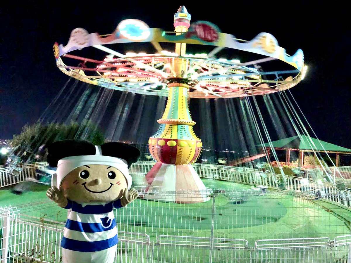 今年の夏もお出かけは生駒山上遊園地で決まりですね🌝  #東大阪市 #マスコットキャラクター #ご当地キャラ #夏休み #遊園地 #ナイター営業 #夜景 #おすすめ