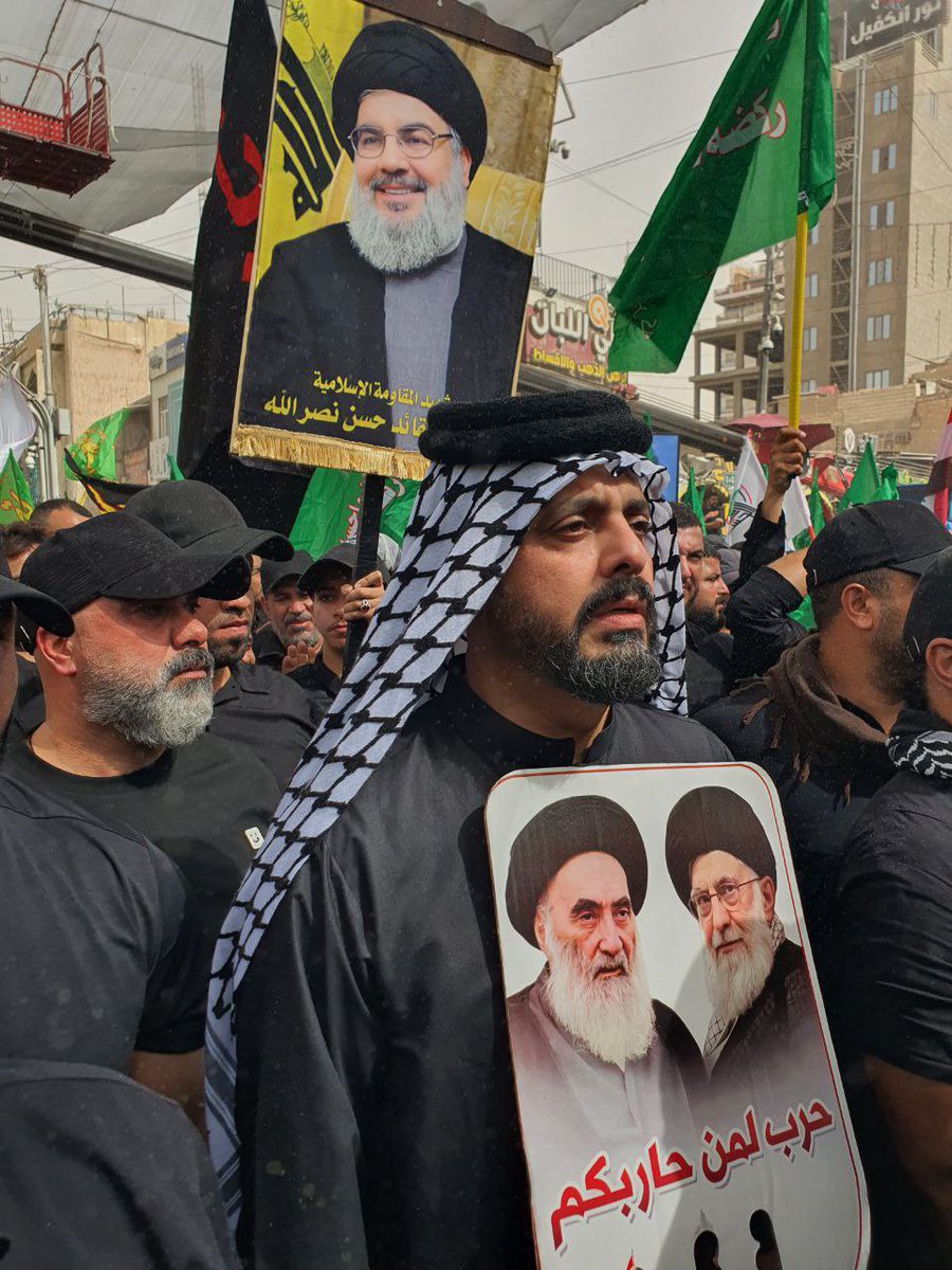 Tammuz_Intel's tweet image. Qais Al-khazali: Iran alone managed to defeat Israel, the U.S. and the NATO.