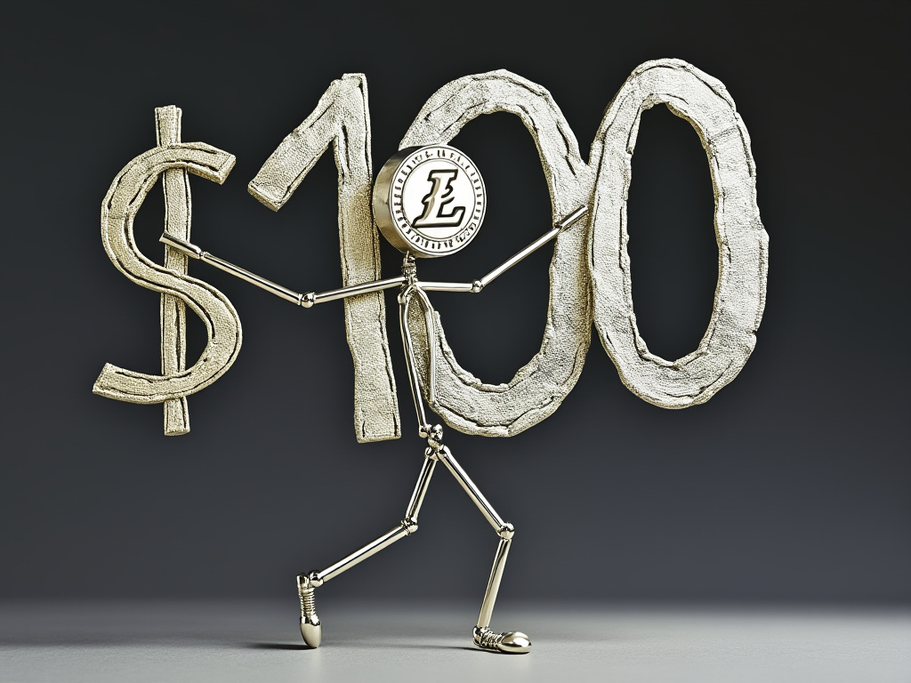 #Litecoin is back over $100 again, again!  $LTC