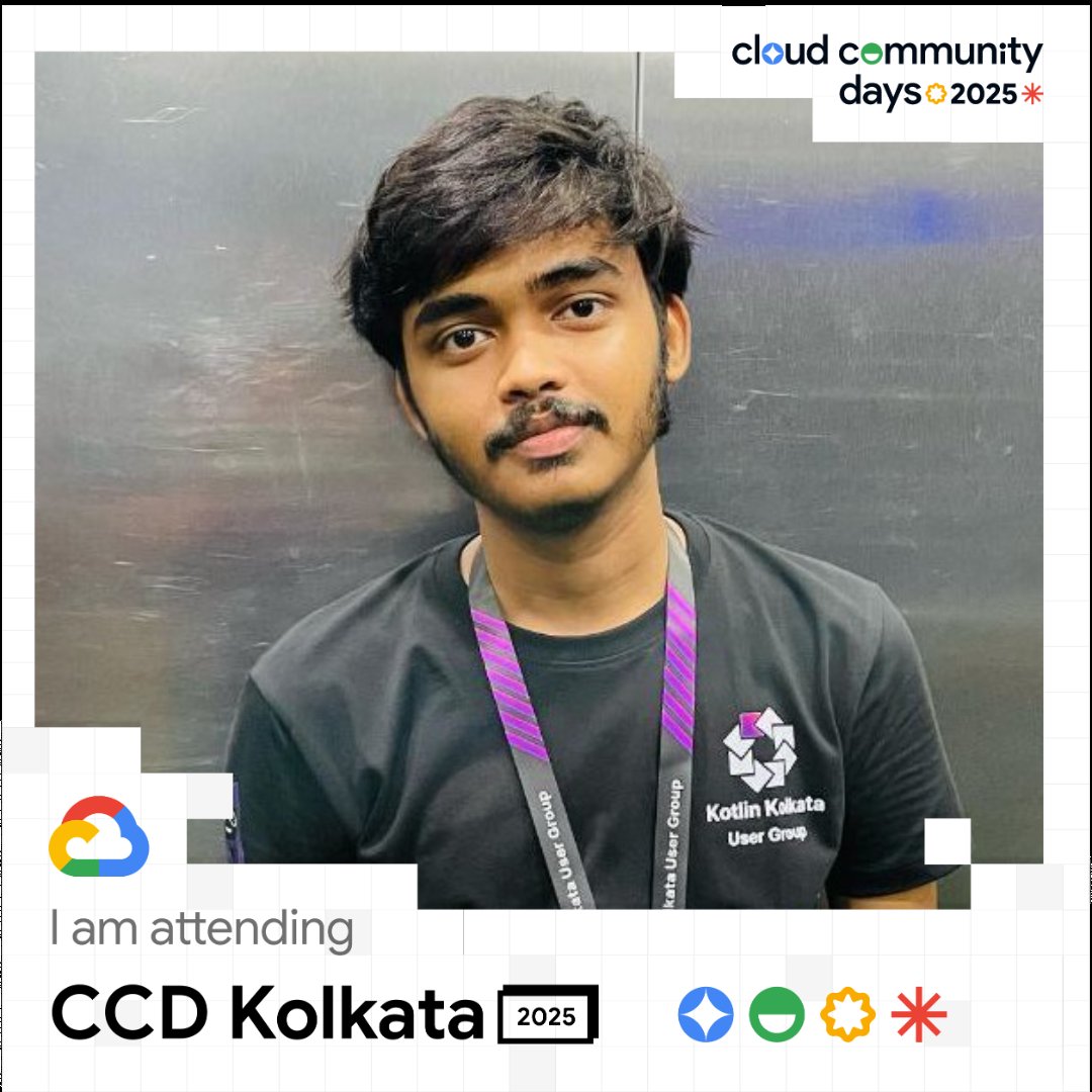 All set for GCCD Kolkata 2025 by <a href="/gdgcloudkol/">GDG Cloud Kolkata</a> ✨️

If you're attending too - let’s catch up, say hi, and talk about tech 👀🙌🏻

#CCDKol2025 #GDGCloudKolkata #CloudCommunityDays