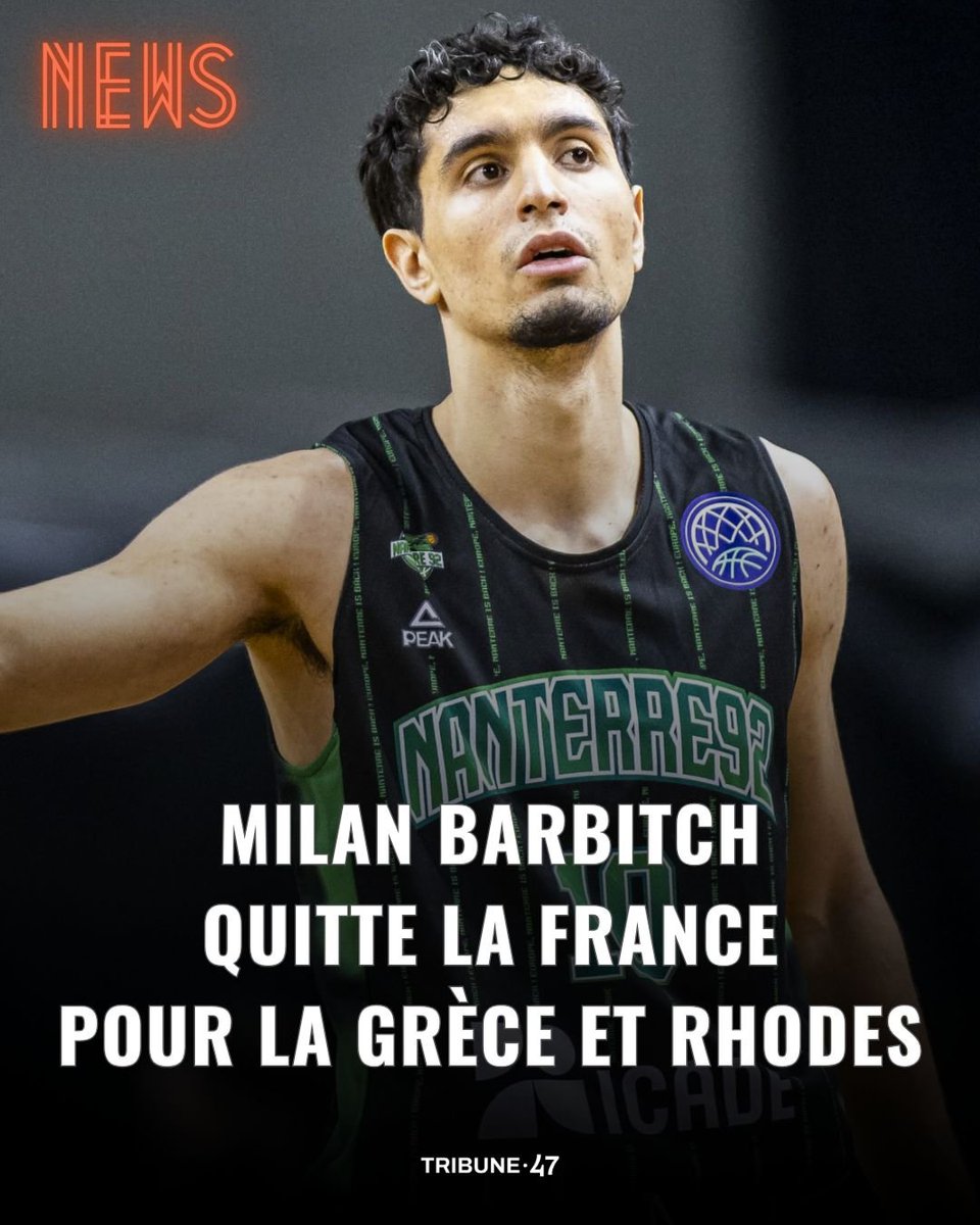 Pour la première fois de sa carrière, Milan Barbitch va tenter l’aventure à l’étranger. Il s’est engagé avec le Kolossos Rhodes, avant-dernier du championnat grec en 2024/25.

📸 FIBA