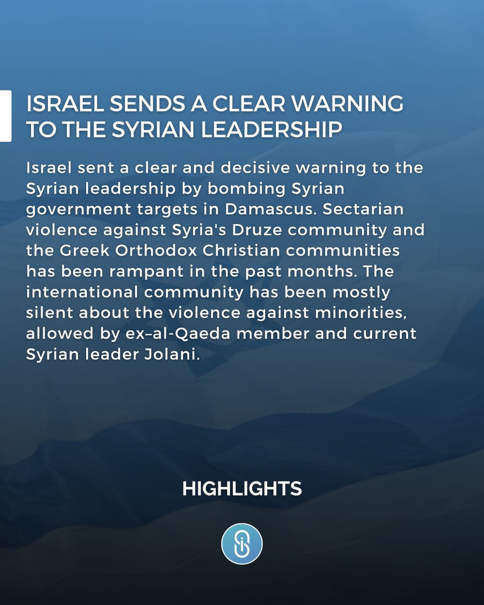 Israel Sends a Clear Warning to the Syrian Leadership

#strategyinternational #highlight #Syria #Israel