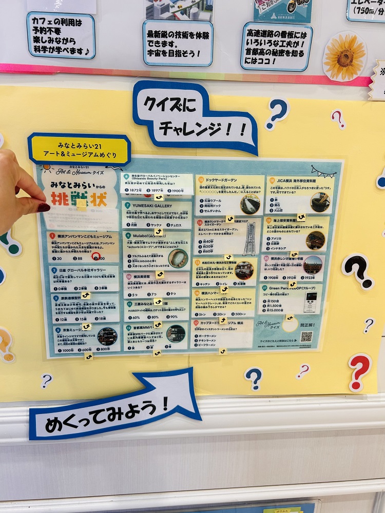 MinatomiraiNow's tweet image. ☀️Art & Museum 夏やすみマップ☀️
#桜木町駅観光案内所 で、こんなに可愛くご紹介いただきました❣
案内所のスタッフのみなさん
ありがとうございます🥰🥰🥰
#みなとみらい
minatomirai21.com/campaign/121891