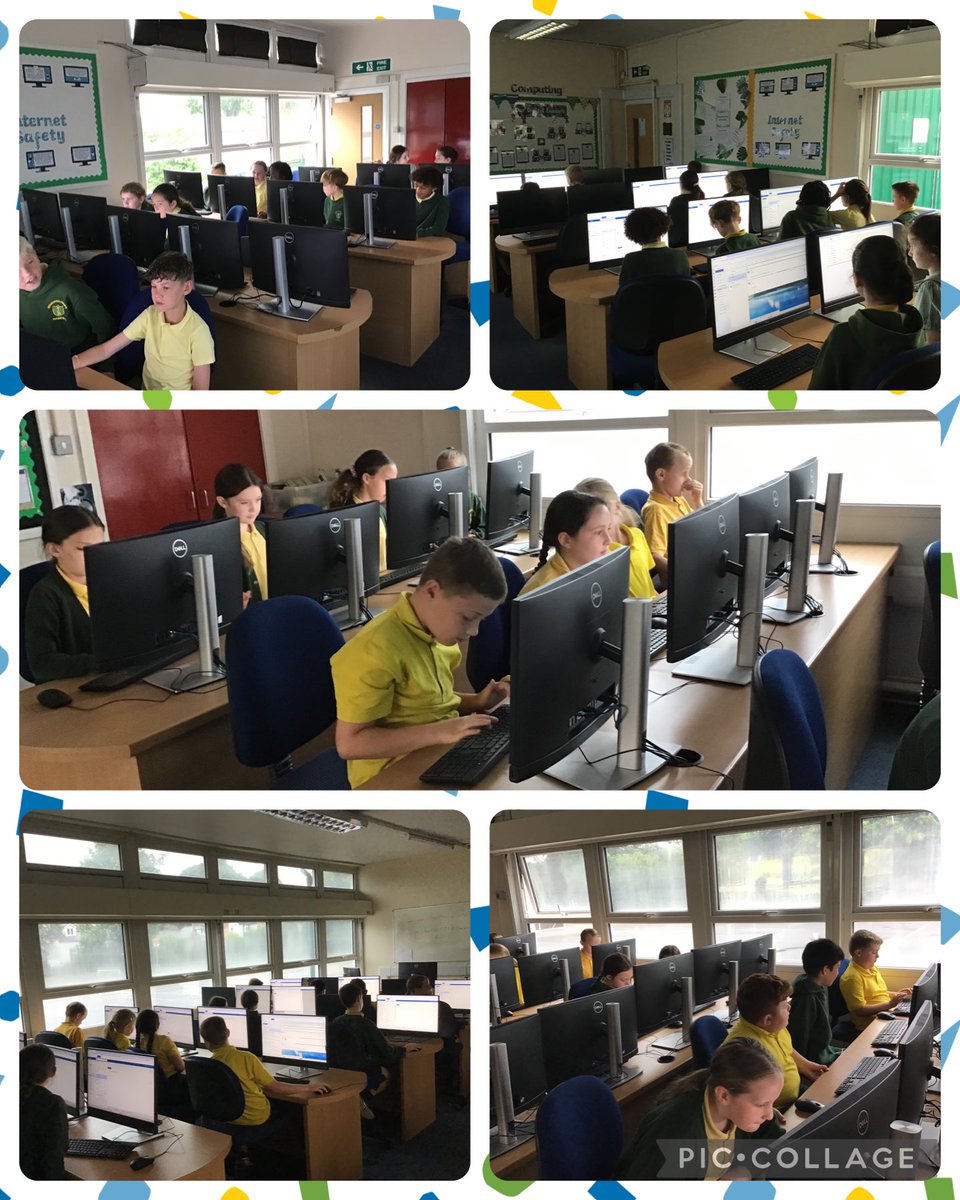 Y4 have been learning how to send emails as part of their computing topic 💛💚