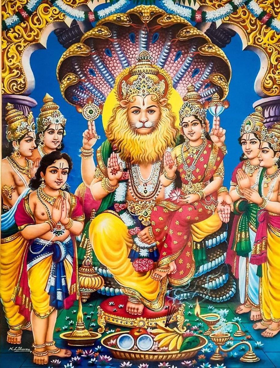Lakshmi Narasimhar with prahlada