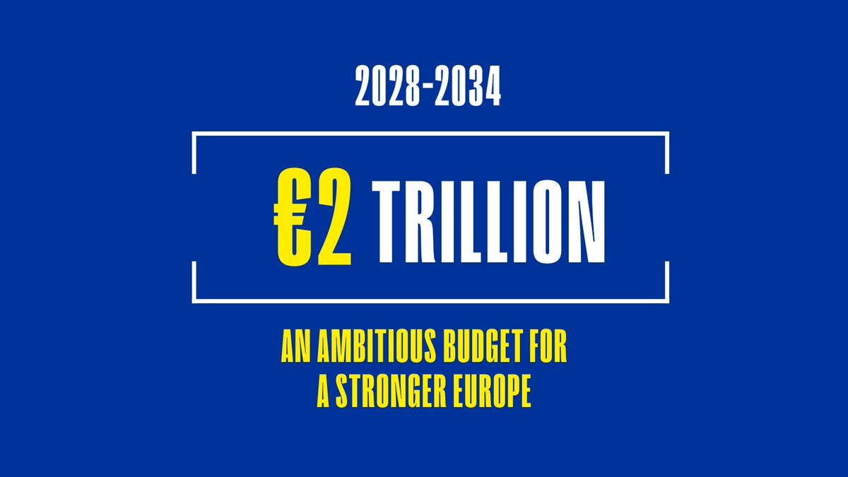 GertJanEU's tweet image. #EUEnlargement is a geostrategic imperative.
To deliver on it, the 🇪🇺#EU must be ready: politically, institutionally and also financially.
That’s why the new Global Europe instrument under the MFF 2028–2034 matters.
It’s about preparing today for the Union of tomorrow.