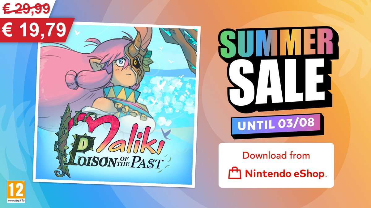 AnkamaGames's tweet image. 🇫🇷 Les soldes du Nintendo eShop sont là ! 🔥
🤑 Profitez dès maintenant et jusqu'au 3 août prochain de réduction sur nos jeux One More Gate et Maliki : Poison of the Past !
🎮Seulement disponible en téléchargement sur le store.
--
🇺🇸 Nintendo eShop sales are here! 🔥
🤑 Enjoy…